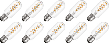 | LED filament | Grote fitting E27 | Buislamp | Helder | 45mm | 5W | 10 stuks