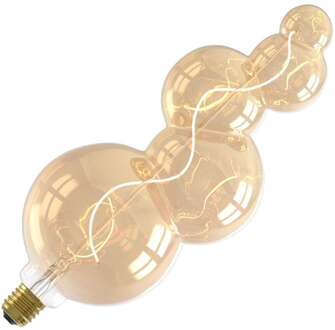 | LED filament | Grote fitting E27 | Design lamp | 125mm | 4W Goud