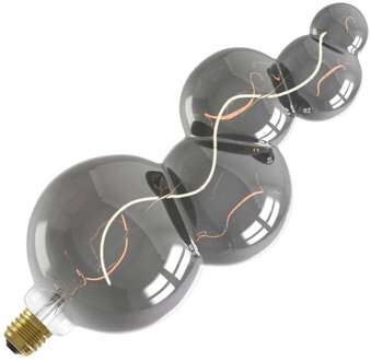 | LED filament | Grote fitting E27 | Design lamp | 125mm | 4W Titanium