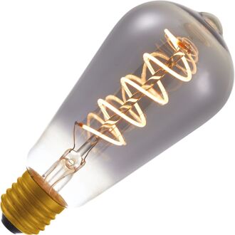 | LED filament | Grote fitting E27 | Edison lamp | Zwart | 64mm | 4W