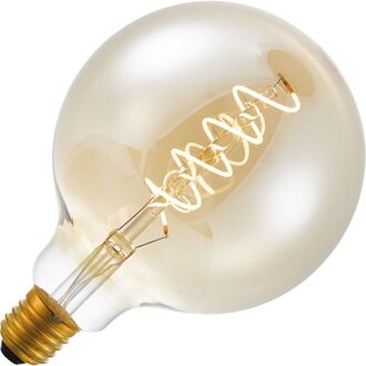 | LED filament | Grote fitting E27 | Globelamp | Goud | 125mm | 4W