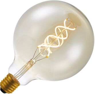 | LED filament | Grote fitting E27 | Globelamp | Goud | 125mm | 5W