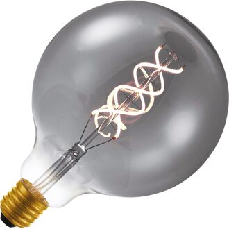 | LED filament | Grote fitting E27 | Globelamp | Zwart | 125mm | 5W