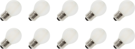 | LED filament | Grote fitting E27 | Kogellamp | Helder | 45mm | 2W | 10 stuks