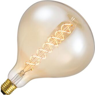 | LED filament | Grote fitting E27 | Superluxlamp | Goud | 160mm | 6W
