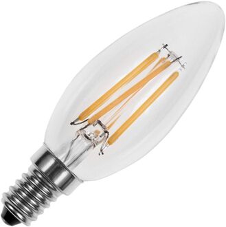 | LED filament | Kleine fitting E14 | Kaarslamp | Helder | 35mm | 4W