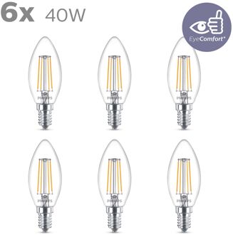 LED filament kogel lamp helder niet dimbaar (6-pack) - E14 B3…