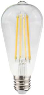 LED Filament lamp E27 - 11 Watt 1521 Lumen - ST64 Edison - 2700K Warmwit licht - Dimbaar - Helder glas