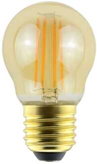 LED Filament lamp E27 - 4,5 Watt 423 Lumen - G45 - 2200K Warmwit licht - Dimbaar - Amber glas