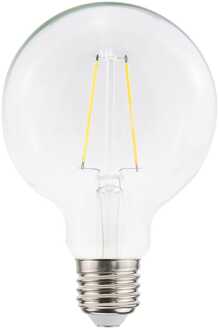 LED Filament lamp E27 - 4,5 Watt 470 Lumen - G95 - 2700K Warmwit licht - Dimbaar - Helder glas