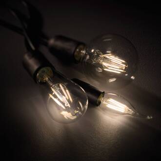 LED filament lamp E27 8W Switch dimmer, 2.700K