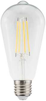 LED Filament lamp E27 - 9 Watt 1055 Lumen - ST64 Edison - 2700K Warmwit licht - Dimbaar - Helder glas