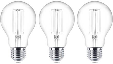 LED filament lamp E27 helder 7W 2700K 806lm set van 3