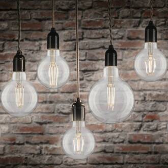 LED filament lamp G80 E27 4,8 W helder 4.000 K duidelijk