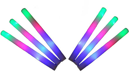 Led foam stick/lichtstaaf 20x stuks multi colour 45 cm
