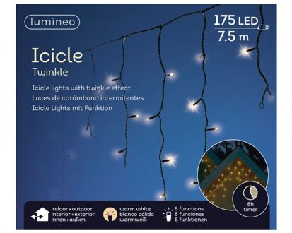 LED fonkelverlichting buiten 750 cm Zwart