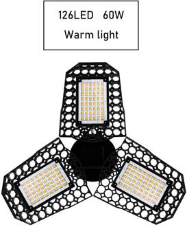 Led Garage Licht 40W/60W/80W Industriële Lamp Verlichting Hoge Heldere 85-265V energiebesparende Bay Licht Voor Workshop Magazijn 60W warm