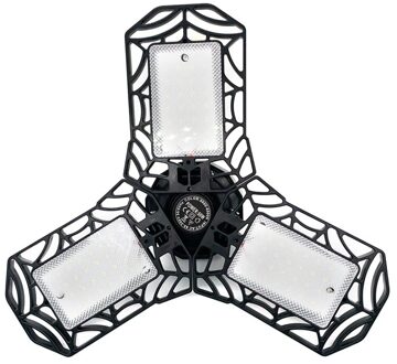 Led Garage Licht E27 Licht AC85-265V Vervorming Verstelbare Hoek Hoogbouw Licht Industriële Led Garage Licht Voor Garage Werkplaats zwart 6500K / 60W