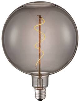 LED-Globe E27 Ø 18 cm 4 W 1800 K, rookkleurig rookgrijs