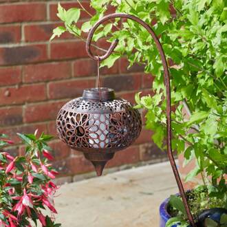 LED grondspies lamp Osman, set van 2, IP44 brons