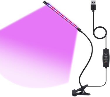 Led Grow Light Usb Led Plant Lamp Volledige Spectrum Phyto Lamp Voor Indoor Groente Bloem Zaailing 20 Leds