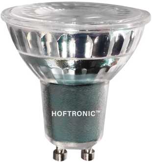 LED GU10 Spot - Dimbaar - 4 watt 345 lumen - 2700K warm wit - Vervangt 50 Watt - Glas - GU10 fitting - LED Reflector - Universele fitting Transparant