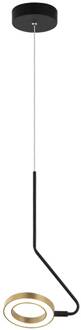 LED hanglamp 22045 Arm beweegbaar wit mat/goud zwart mat, goud mat
