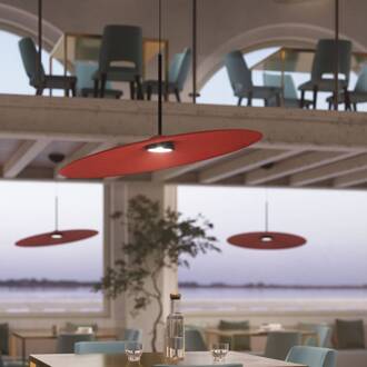 LED hanglamp Acustica, koraalrood, 3000K, DALI