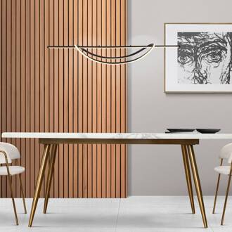 LED hanglamp Ambar, metaal, zwart, 4.000 K