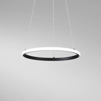 LED hanglamp Axis, Ø 40 cm, zwart, metaal, CCT