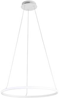 LED hanglamp Axis, Ø 60 cm, wit, metaal, CCT