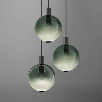 LED hanglamp BEAM STICK NUANCE, groen, Ø 20 cm, 927