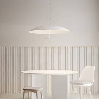 LED hanglamp BLANCO, Ø 92 cm, wit, metaal wit mat