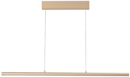 LED hanglamp Borena, zandkleurig, lengte 113 cm, metaal