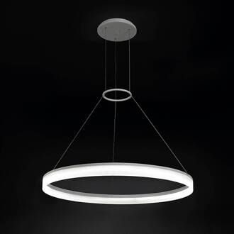 LED hanglamp CIRC Rond, Ø 100 cm, wit, aluminium