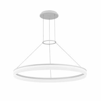 LED hanglamp CIRC Rond, Ø 80 cm, wit, aluminium