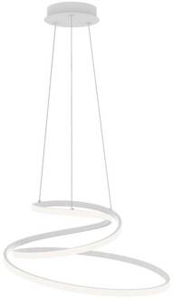 LED hanglamp COASTER, wit, Ø 60 cm, metaal, CCT