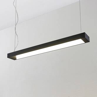LED hanglamp Cuna, 92 cm, zwart, metaal zwart (RAL 9005)