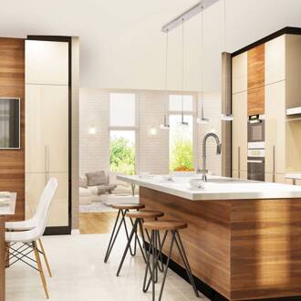 LED hanglamp Dunk, 4-lamps aluminium, wit