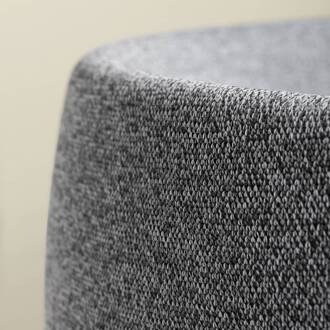 LED hanglamp Gong, grijs, 4.000 K, Ø 61,2 cm, stof