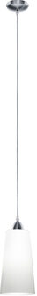 LED Hanglamp - Hangverlichting - Trion Konumo - E27 Fitting - 1-lichts - Rond - Mat Nikkel - Aluminium Zilverkleurig