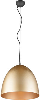 LED Hanglamp - Hangverlichting - Trion Lopez XL - E27 Fitting - 1-lichts - Rond - Mat Goud - Aluminium Goudkleurig