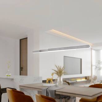 LED hanglamp Helios uittrekbaar dim CCT alu geborsteld aluminium