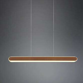 LED hanglamp Helios uittrekbaar dim CCT koffie koffiebruin