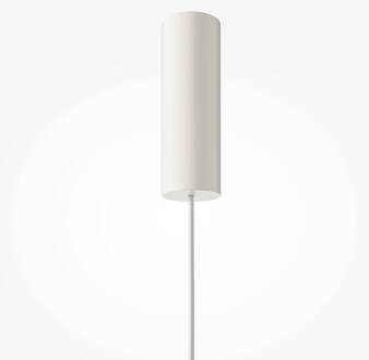 LED hanglamp Kyoto, wit, Ø 22 cm, glas, metaal