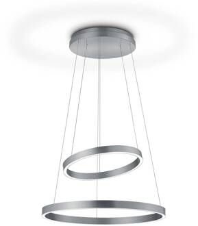 LED hanglamp Lora-P nikkel mat, gebarenbediening mat nikkel