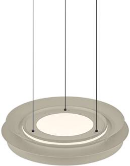LED hanglamp Lys, zandkleurig, Ø 45cm, CCT, afstandsbediening