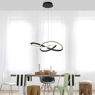 LED hanglamp Maria, dimbaar, zwart