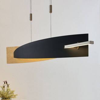 LED hanglamp Marija, 101 cm, zwart, dimbaar zwart, goud