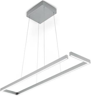 LED hanglamp Marisa-100, mat nikkel, 100 x 20cm
